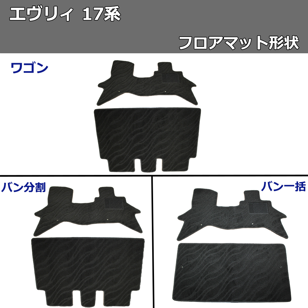 every17 フロアマットの装着例